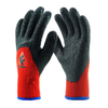 Gants enduits de mousse de latex 3/4 avec doublure en polyester de calibre 13