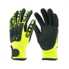 Gants anti-vibrations enduits de sable et de nitrile HPPE Shell de calibre 13