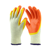 Gants en latex à double revêtement en polyester de calibre 13