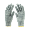 Gants en tricot de coton mélangé gris calibre 7/10