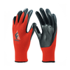 Gants enduits de nitrile avec doublure en polyester/nylon de calibre 13