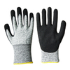 Gants enduits de sable de nitrile de calibre 13