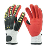 Gants anti-vibrations enduits de sable et de nitrile HPPE Shell de calibre 13